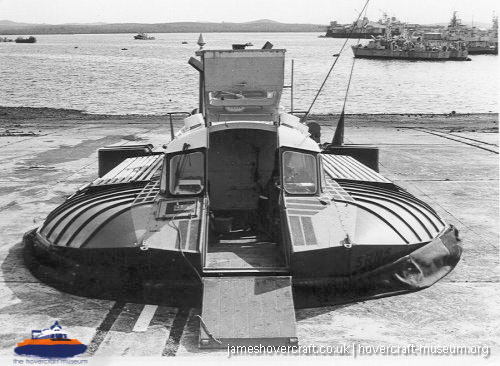 SRN5 with the Royal Navy -  (credit: The <a href='http://www.hovercraft-museum.org/' target='_blank'>Hovercraft Museum Trust</a>).